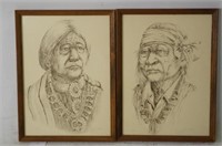 Jim Moore Indian limited edition lithographs