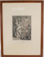 French Victorian Etching