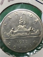 1972 Canadian Dollar Coin