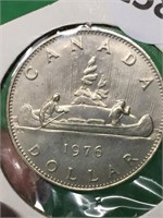 1976 Canadian Dollar Coin