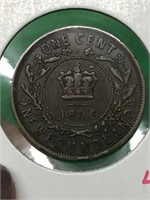 1896 (e.f.) Nfld Large Cent