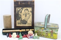Vtg. Girl Scout Tin, Scrap Books, Stamps & More !