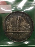 1939 (i.c.c.s.m.s.64) Canadian Silver Dollar