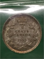 1902 (i.c.c.s.m.s.63) Canadian Silver $.05