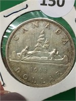 1963 Canadian Silver Dollar