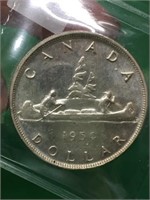 1954 (i.c.c.s.m.s.66) Canadian Silver Dollar
