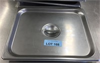 Solid SS Half Size Steam Pan Lid