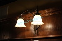 LOT, 6 ASST BELL STYLE WALL MOUNTED LAMPS
