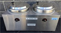 Grande Chef Double Well Electric Soup Warmer