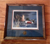 Ducks Unlimited Framed Art -- Ducks 135/750