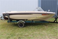 1977 Glastron V 174 boat w/ Shorelander trailer