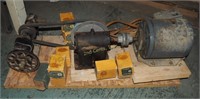 Vintage Hand Made Doweling Machine & 9 Cutters