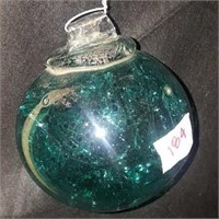 Gorgeous Hanging Blown Glass Ball
