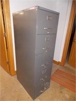 FIVE DRAWER INDUSTRIAL FILE CABINET