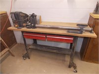 CRAFTSMAN 12IN WOOD LATHE & CHISELS