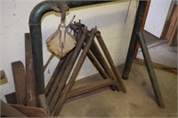 Stand and Frame, 4 Triangle Pipe 23" x 30"