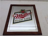 Nice Miller High Life Bar Mirror  22 x 18