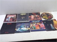 (8) Heavy Metal Rock Albums Incl Picture Disc