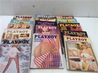 (15) 1970's Playboy Magazines