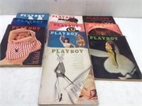 (10) 1960's Playboy Magazines