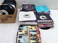 Larger Lot of 45RPM Records  Half are Sleeved
