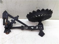 Vtg Wall Mount Swivel Candle Holder w/ Bracket