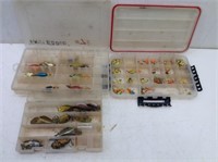 (3) Fishing Tackle Boxes w/ Lures