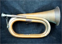 Vintage Copper Brass Military Civil War Bugle