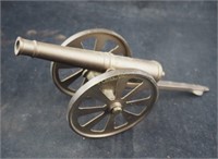 Vintage Solid Brass 12" Replica Civil War Cannon