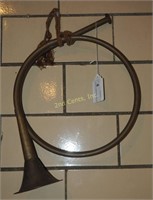 Antique Brass Round Hunt Signal Horn