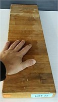 Wood Cutting Board, 6 1/2" x 22 1/4"