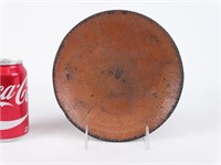 19th c. Redware Plate