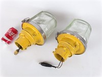 Pair Crouse Hinds Industrial Lights