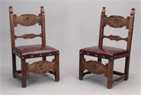 Pair Continental Style Chairs