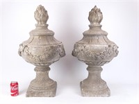 Pair Composition Architectural Finials