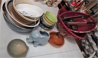 Glass Bowls, Decorative Bowls & Asst
