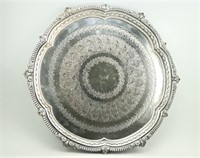 Victorian Era Silver Plate Salver-Tray
