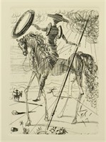 Salvaldor Dali "Don Quixote" Lithograph