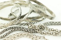 Estate Lot Sterling Silver Bracelets