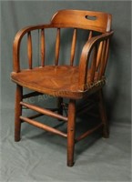 Fire House Style Arm Chair