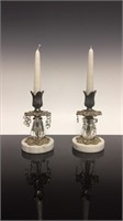 Pair of candle holders