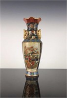 Single Asian Vase with Intricate Details
