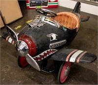Black Shark Pedal Car Airplane Child's Toy Plane