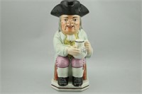 Circa 1820 "Success to our Wooden Walls" Toby Jug
