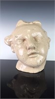 Ceramic head bust