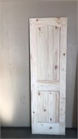 1 3/8x24x80 2 Panel Interior Door  Knotty Pine