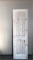 1 3/8x24x80 2 Panel Interior Door  Knotty Pine