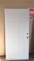 36x76 1/4 Exterior 6 Panel Door