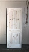 1 3/8x30x80 2 Panel Interior Door  Knotty Pine