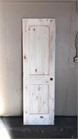 1 3/8x24x80 2 Panel Interior Door Knotty Pine